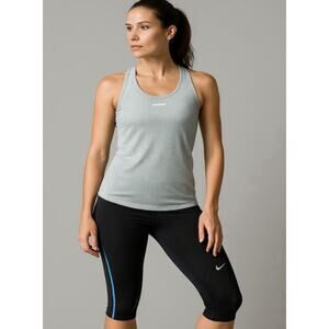 Nike Dri-Fit Black Blue Capri Leggings w/ Pocket Women’s Size S